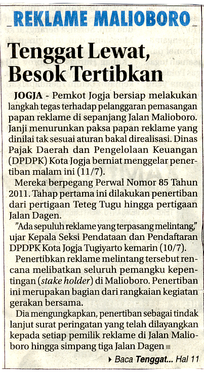 Kliping jogja terbaru